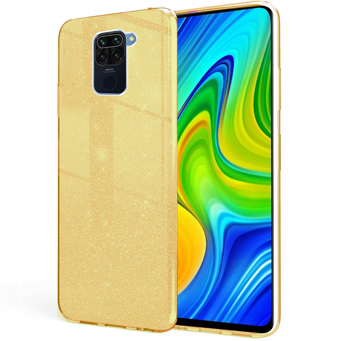 

Etui na Redmi Note 9 Brokat Case Bling Szkło