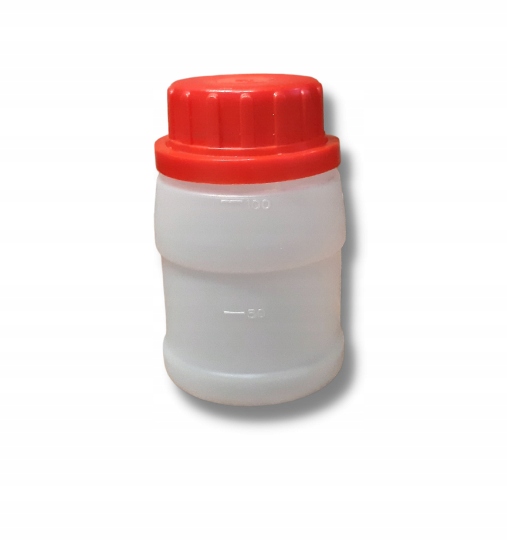 Бутылка HDPE 0.1L / 100 мл с крышкой 10 шт.