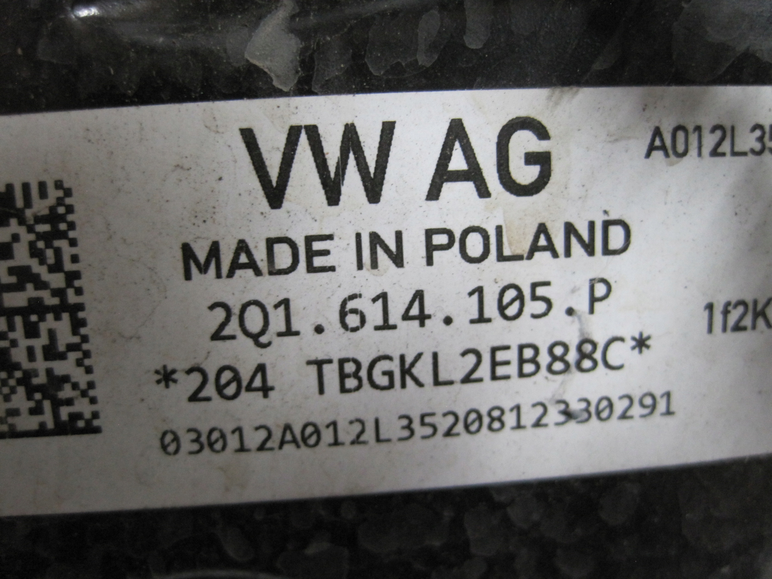 servo servo Pompa VW AUDI SEAT SKODA 2Q1614105P