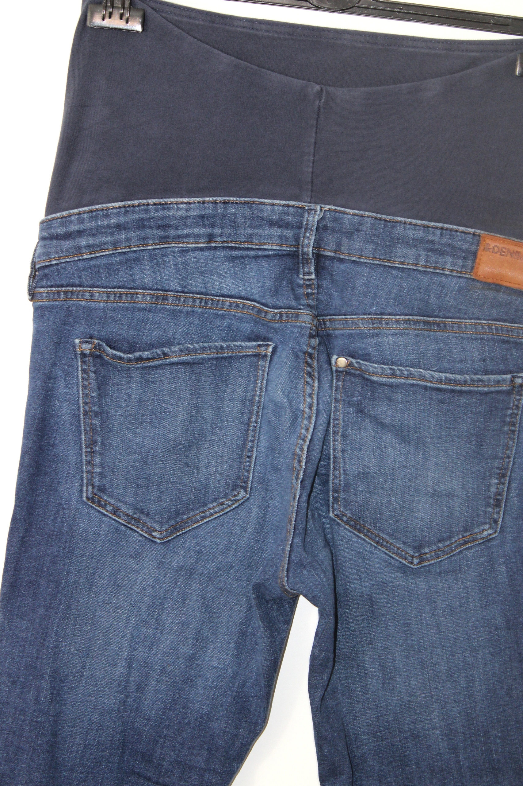 x7 &DENIM H&M Wygodne Spodnie Ciążowe Jeans Skinny 42 XL Rozmiar XL