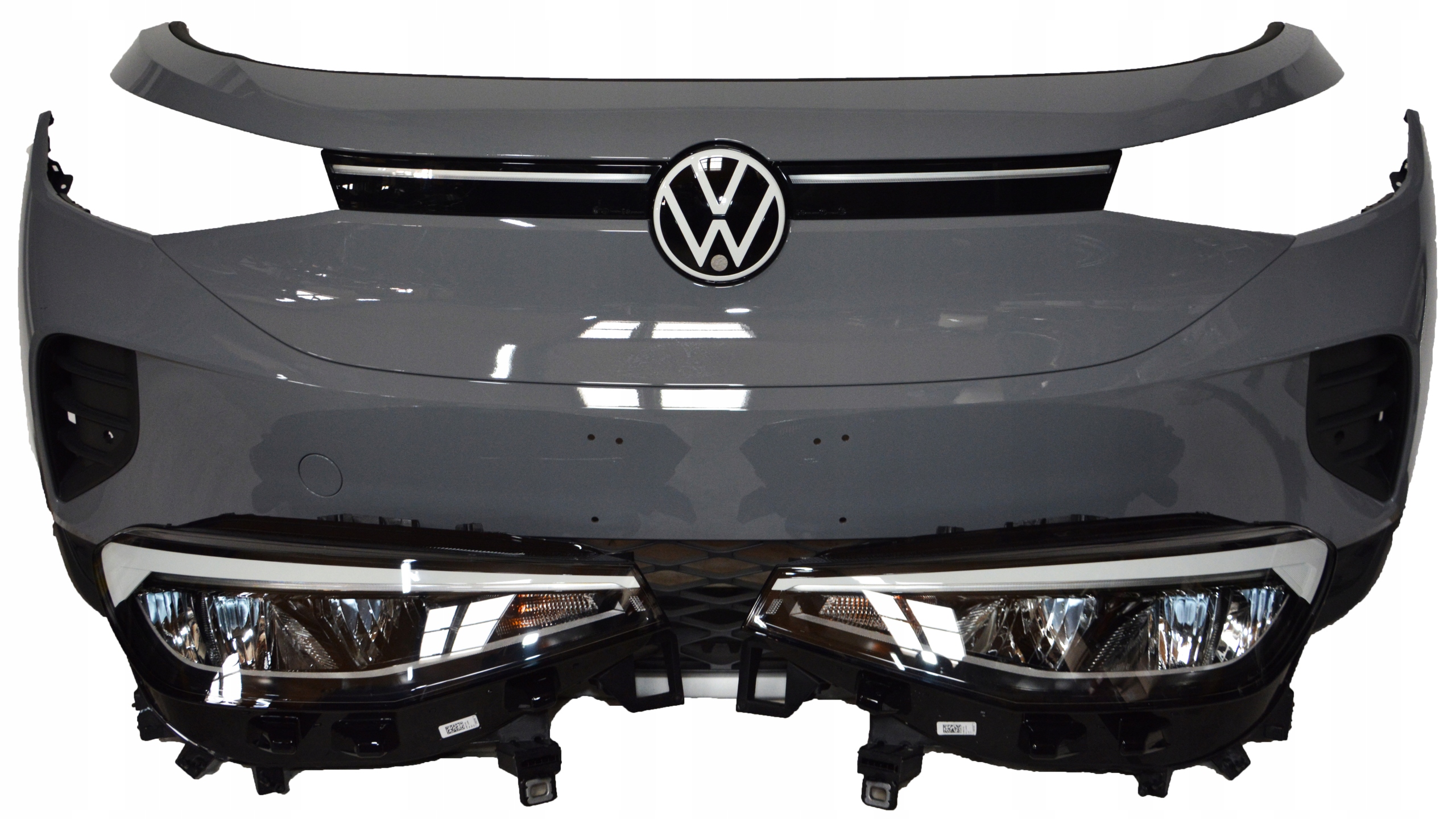 VW ID.4 ID4 ZDERZAK PRZÓD PRZEDNI LA7C 6PDC KAMERA LAMPY KOMPLET