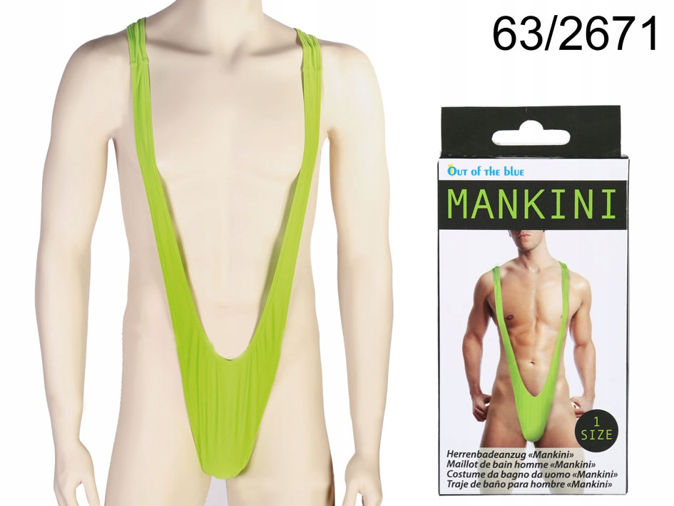 

Majtki stringi Borata strój Borat Mankini kąpielow