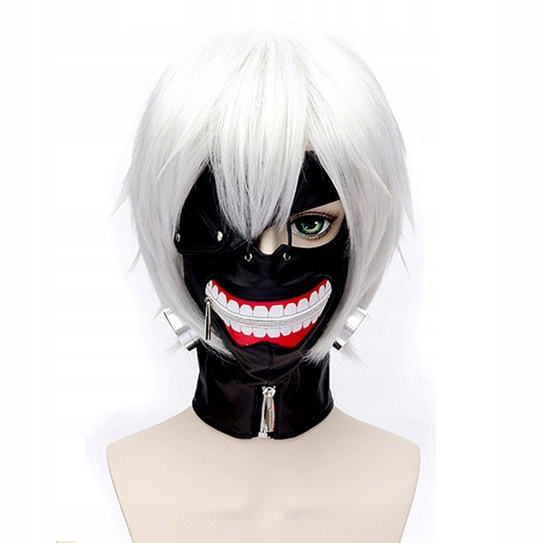 

Peruka Tokyo Ghoul Cosplay Kaneki Ken Anime Włosy