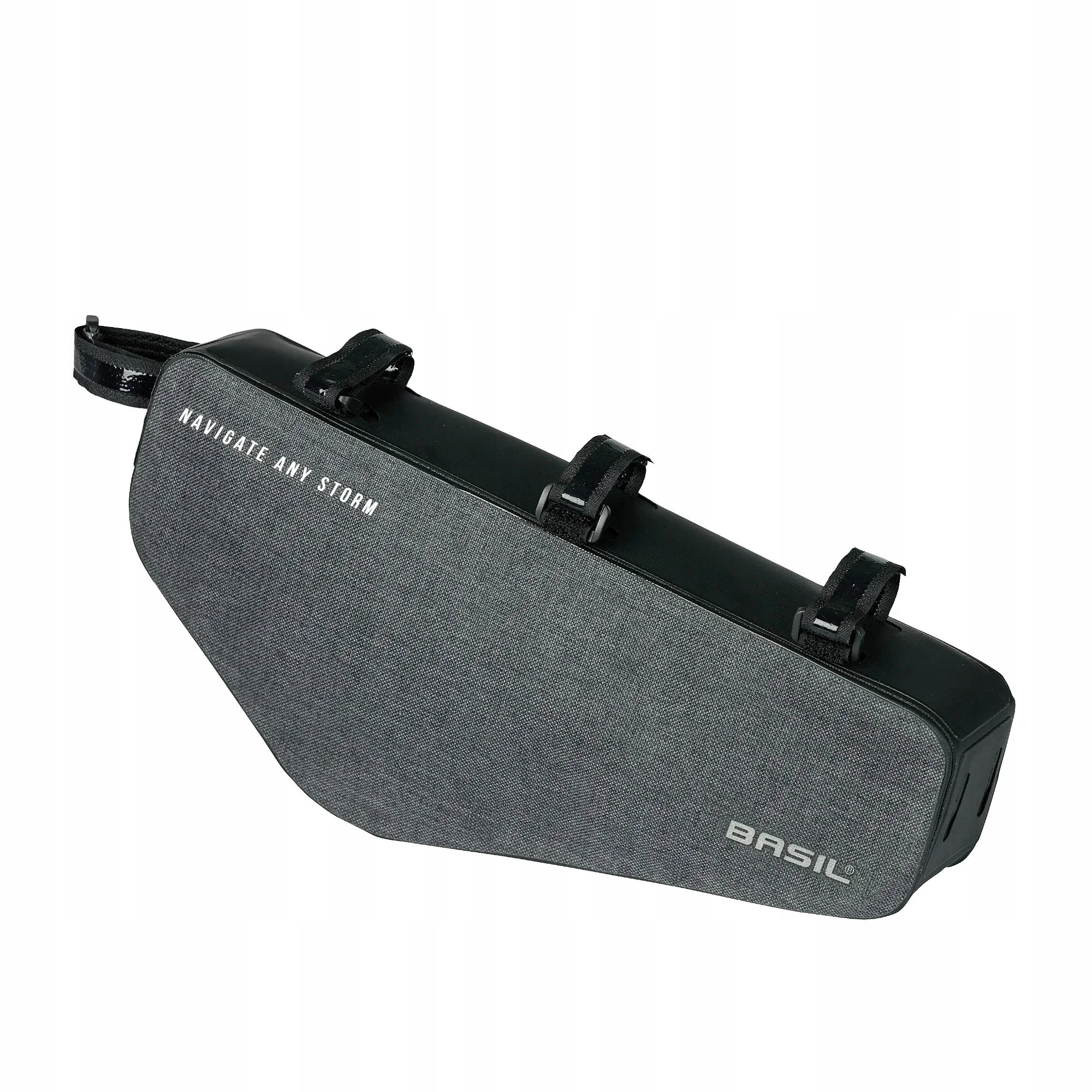 Torba Sakwa Rowerowa na Ramę Basil Navigator Storm M czarna 2.2 L