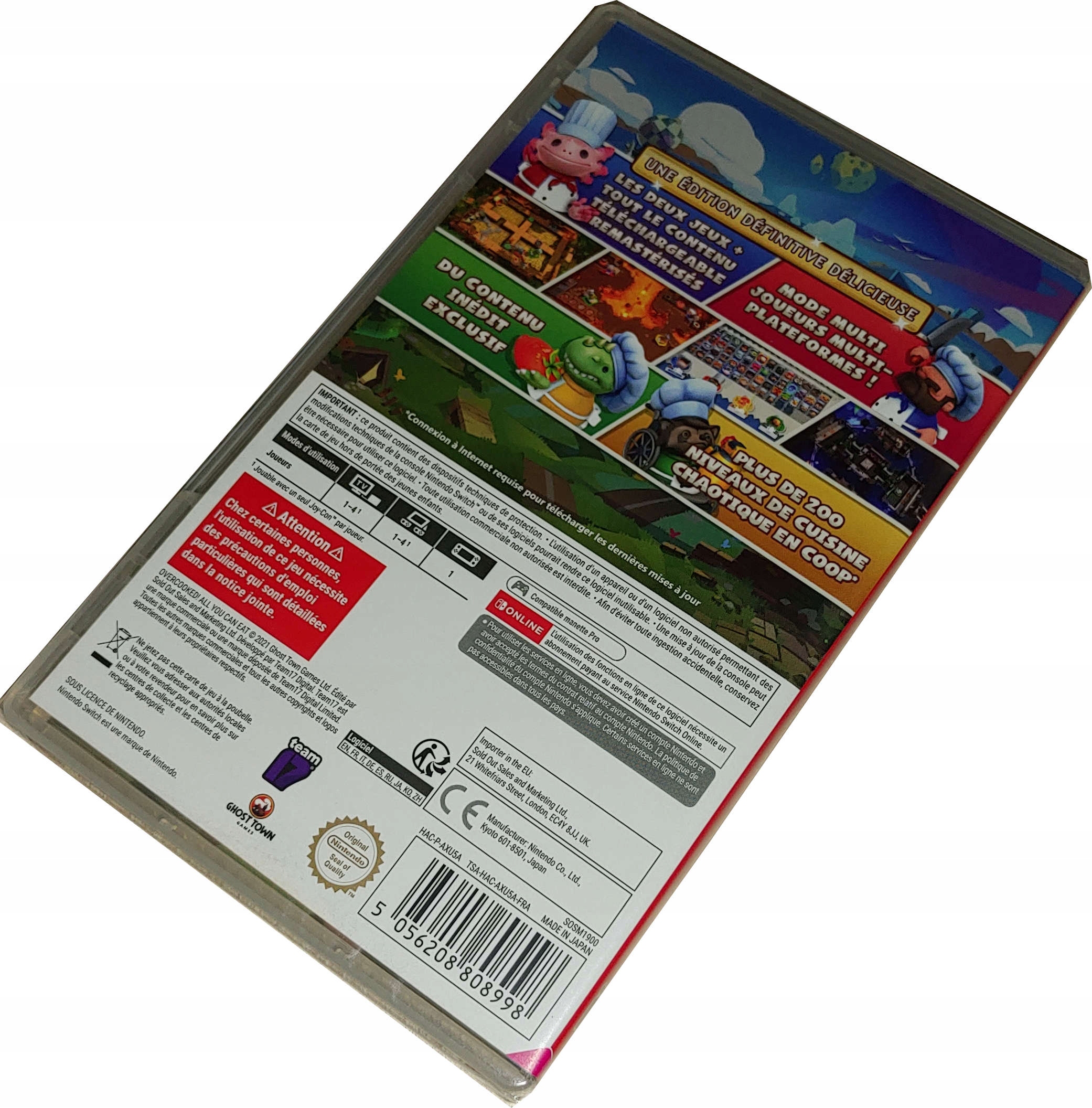 OVERCOOKED! JESZ ILE CHCESZ / ALL YOU CAN EAT! / ANG / SWITCH / KARTDRIDŻ EAN (GTIN) 5056208808981