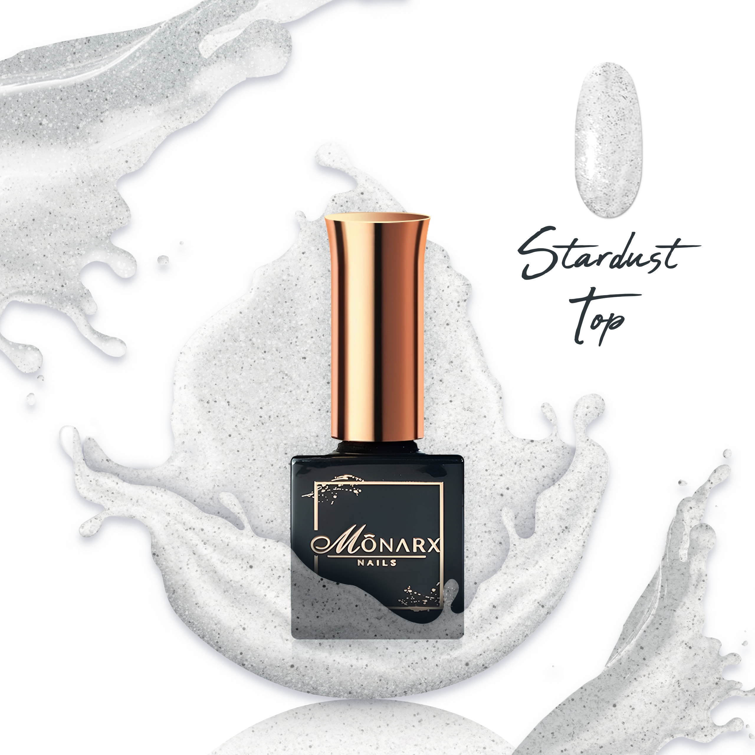 TOP HYBRYDOWY MONARX STARDUST TOP Z EFEKTEM 8 ML