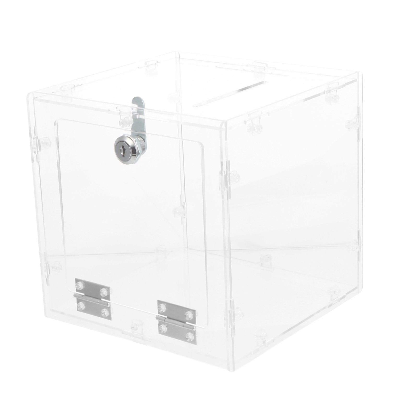 Akrylowa urna wyborcza Plastikowy pojemnik