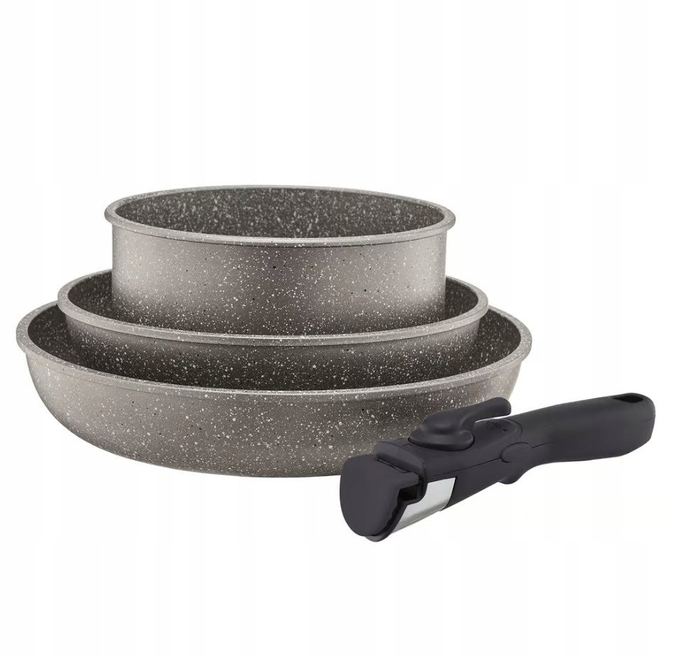 AMBITION SILVERSTONE 3 NACZYŃ Z ODPINANĄ RĄCZKĄ