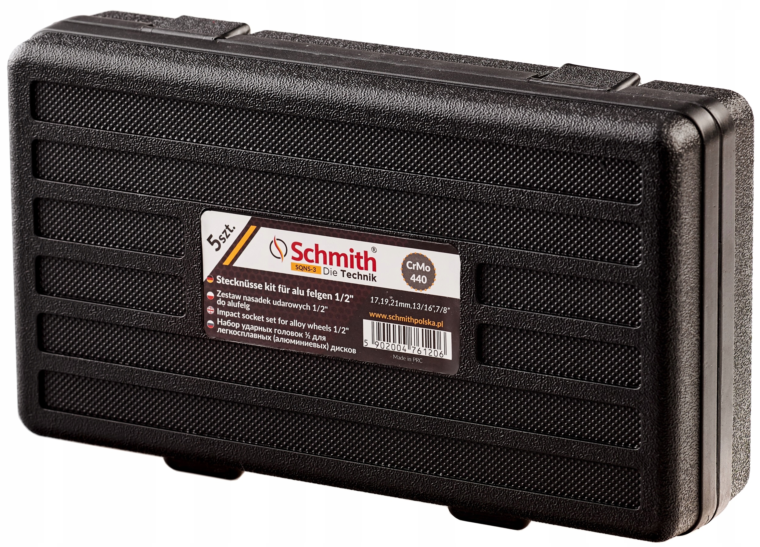 Nasadki udarowe alu felg metryczne calowe SCHMITH Mocowanie 1/2