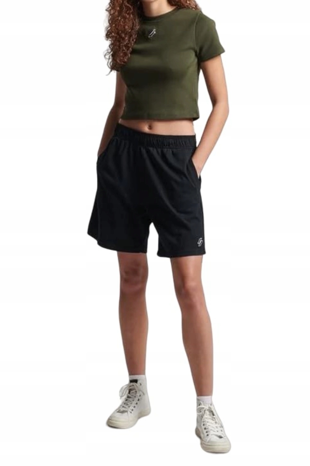 Dámské sportovní Kraťasy Superdry nad kolena, bavlna vel. 38