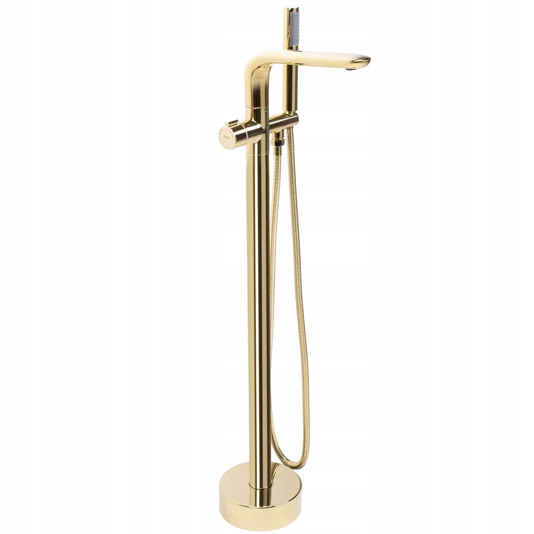 Zlatá podlahová vaňová batéria ST004 Clark – odolnosť a elegancia