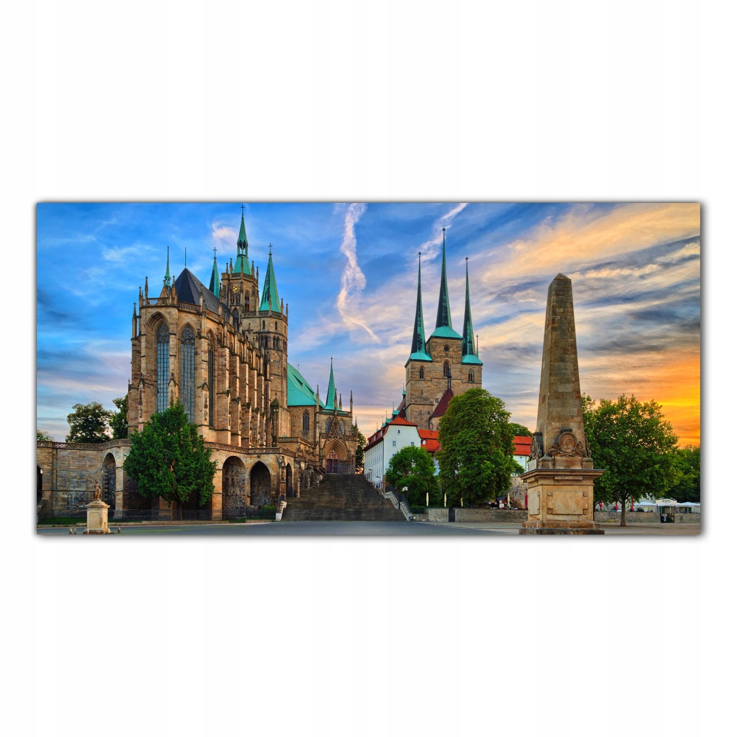 

Obraz Szklany Foto-obraz Stolica Kościół 140x70