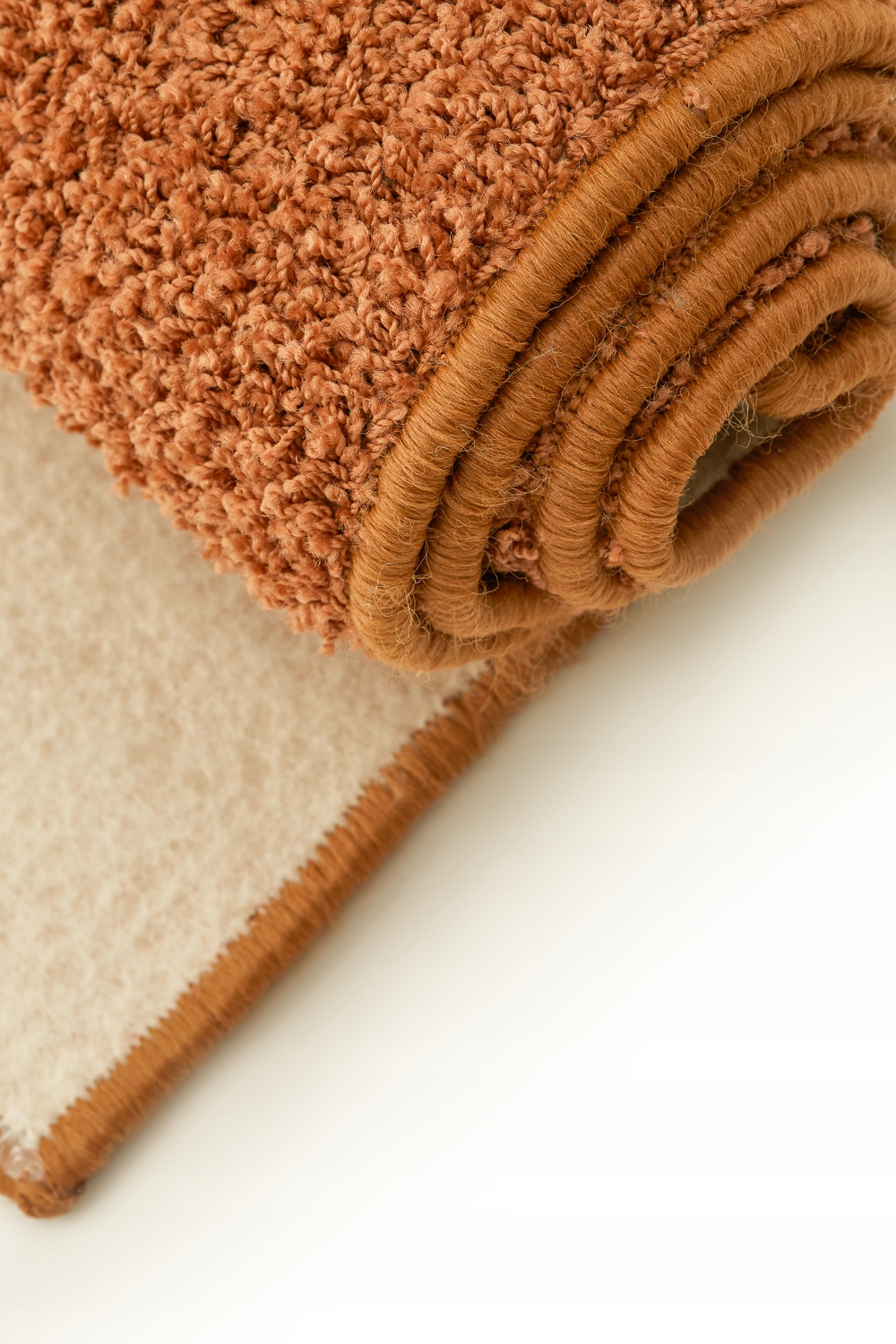 Dywan Shaggy 120x200 Mięciutki Kolor Orzech Jasny Brąz