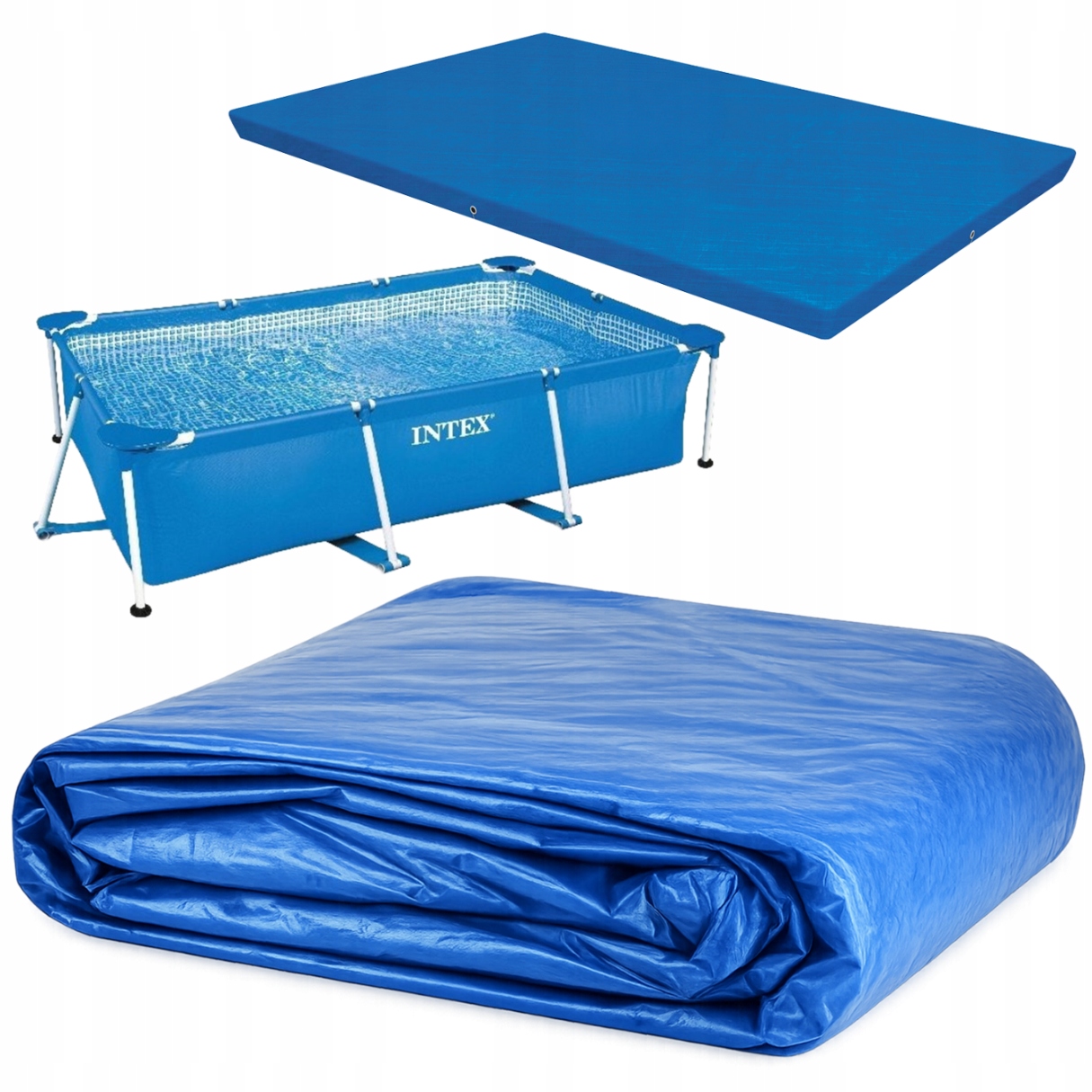Ochranná Krytina Vody Krycí Plachta Plachty Je Vhodná Do Bazénu Intex 28271NP