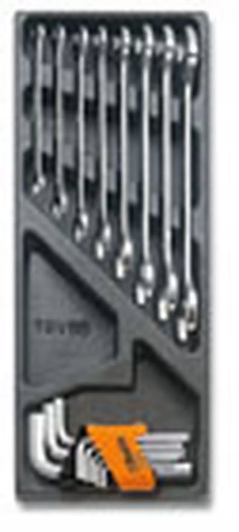 Zestaw 17 kluczy we wkładce z tworzywa Beta T34