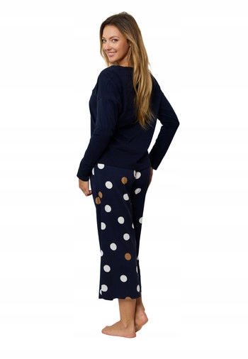 Bavlněné pyžamo před kotníkem Oceane XL Mefemi