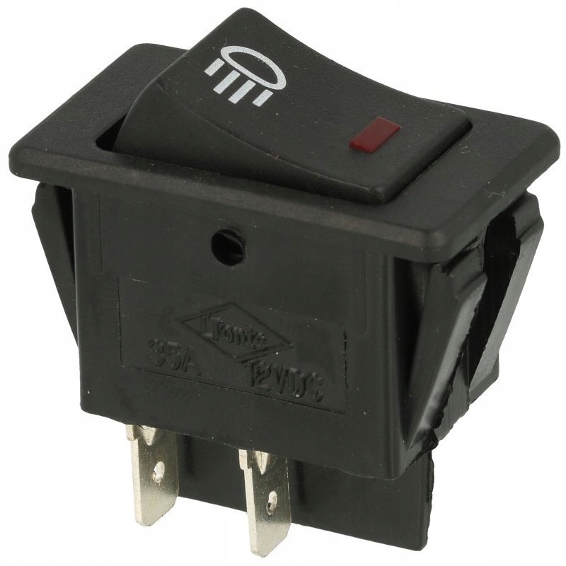 PRZEŁĄCZNIK WŁĄCZNIK ŚWIATEŁ CZERWONY LED ASW-17D