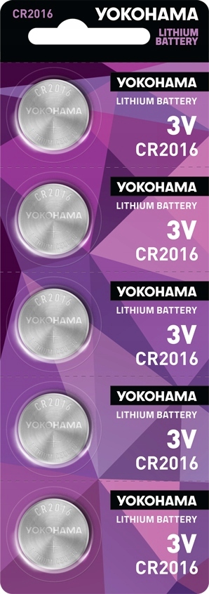 

Baterie Litowe Yokohama Japan Cr 2016 3V x 5 szt