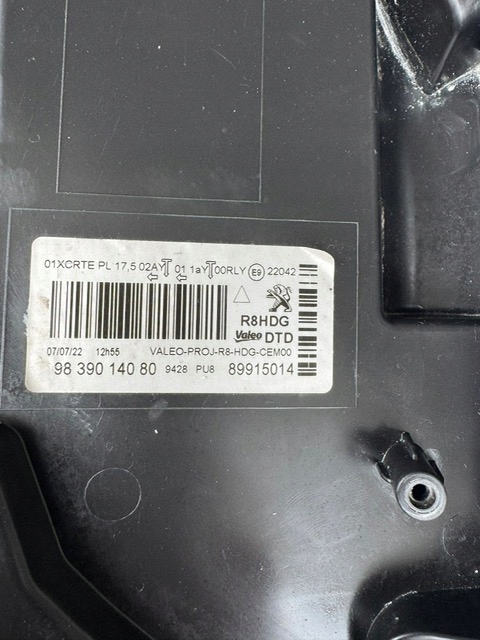 lights Peugeot 508 II 2020- Full Led left right complete