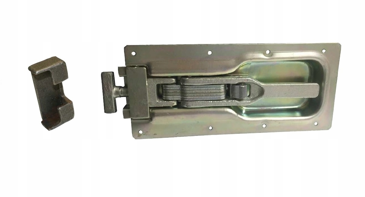 

Zamek burty alu wpuszczane typ T z uchwytem