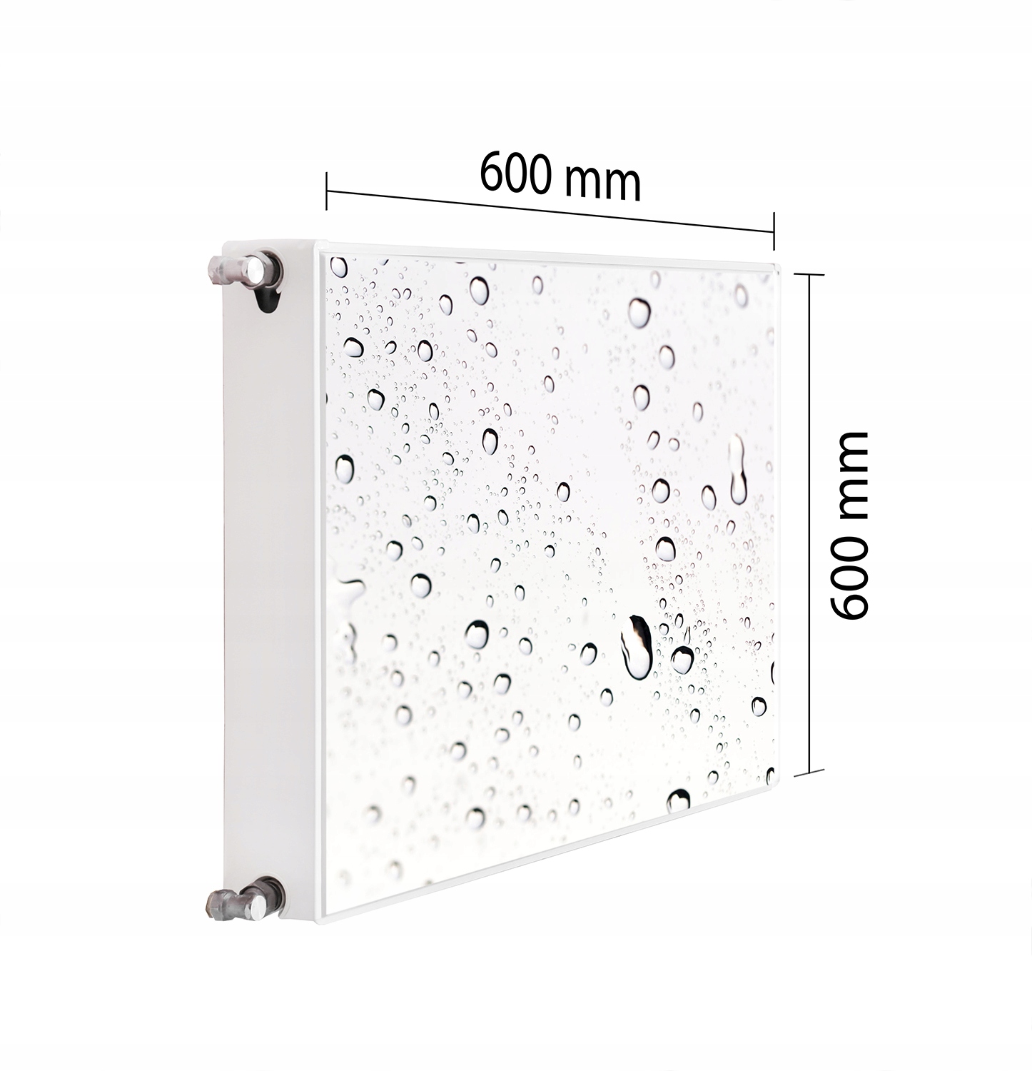 Magnetická Krytka Na Radiátor 60x60 Kapky Podložka Magnet