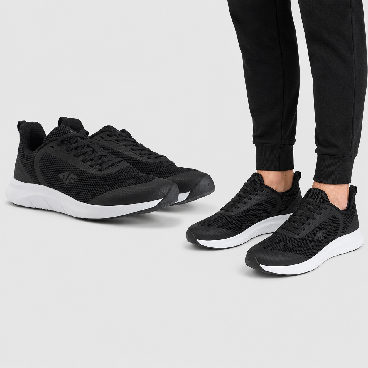 Pánské Boty 4F Sportovní Outdoorové Boty Černé 42 M207 SS26
