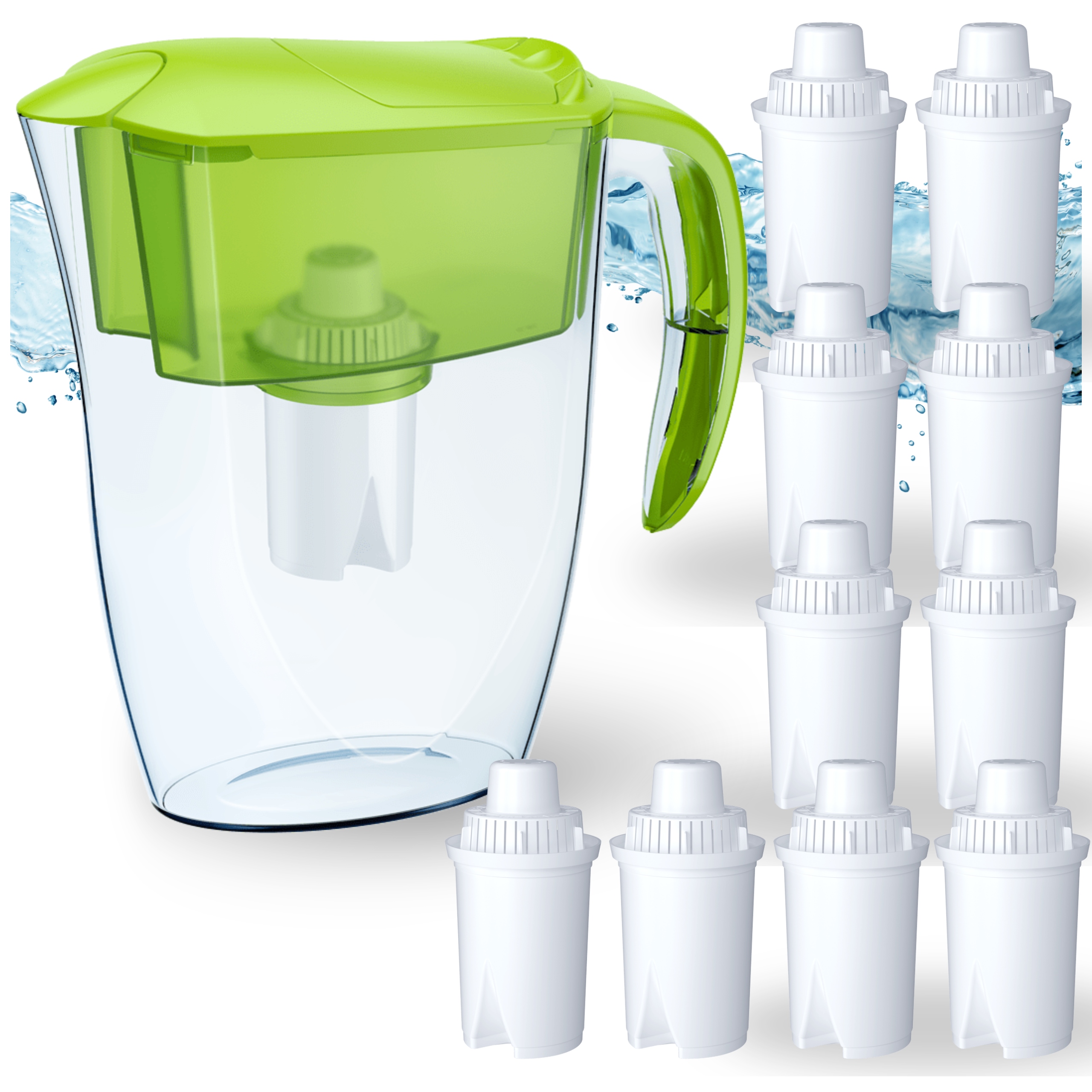 Filtrační Konvice Aquaphor Real 2,9L Limetková 10 filtračních vložek B15