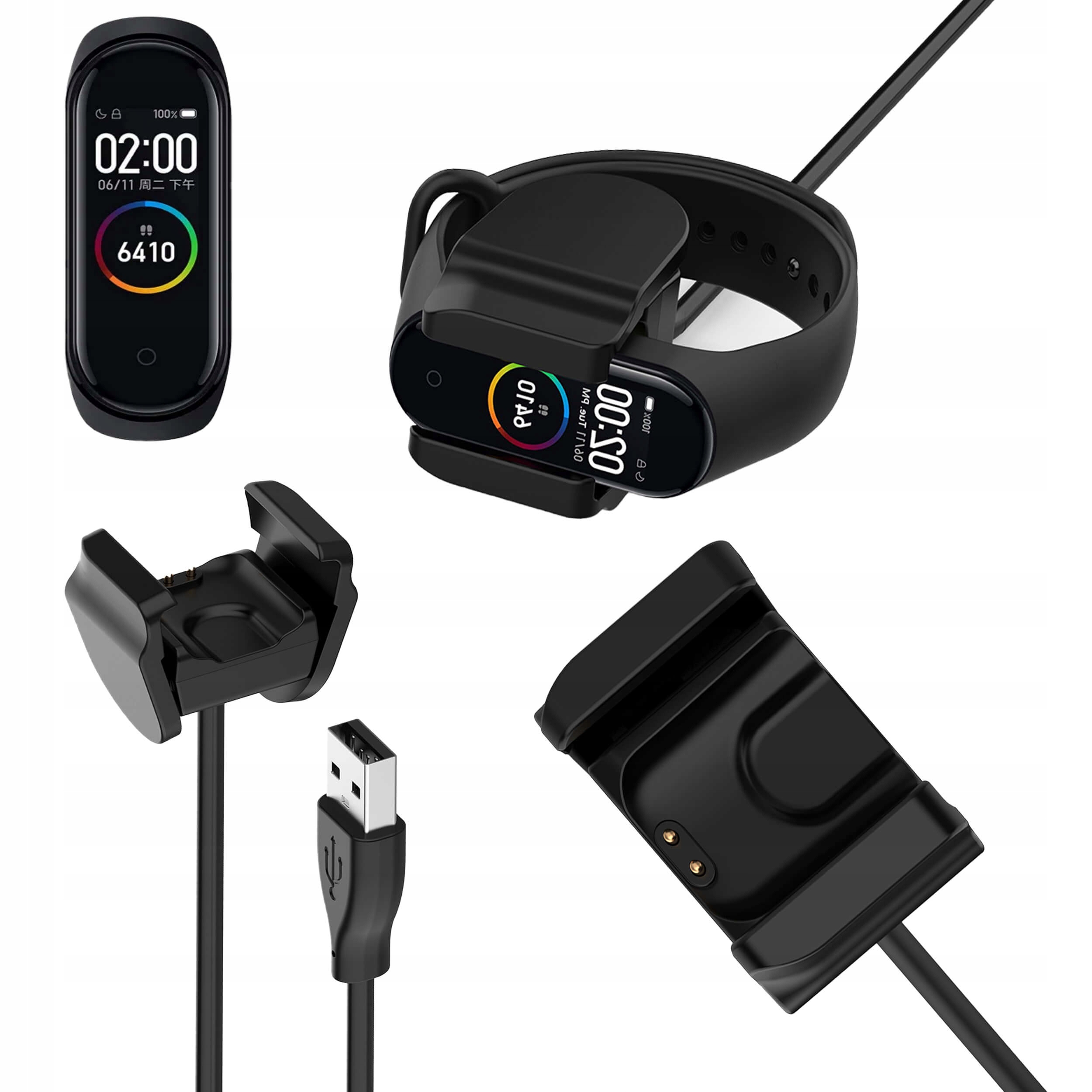 

Ładowarka kabel Usb z klipsem do Xiaomi Mi Band 4