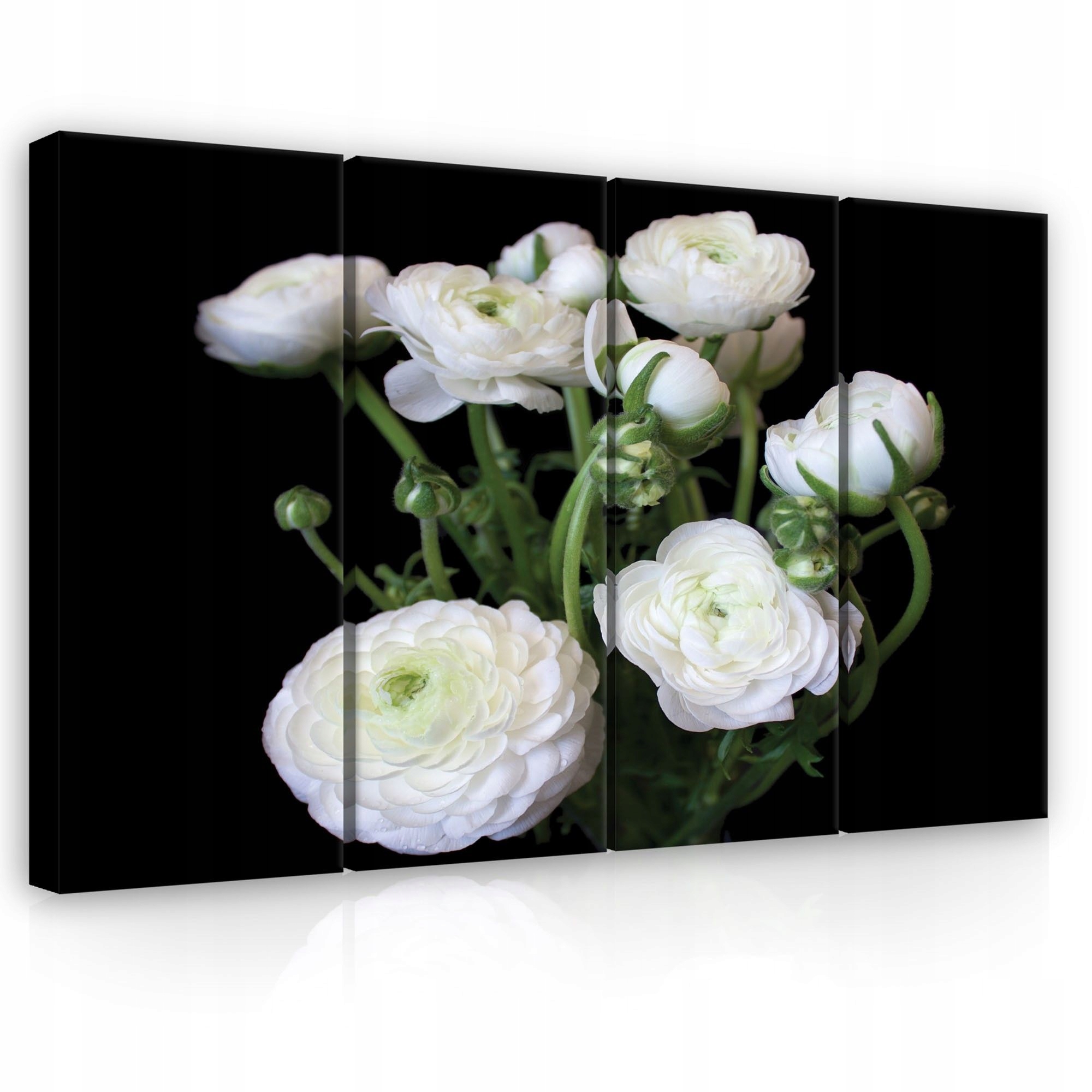 Obraz 120x80 Biele kvety ranunculus kvetinový príroda závesné dekorácie