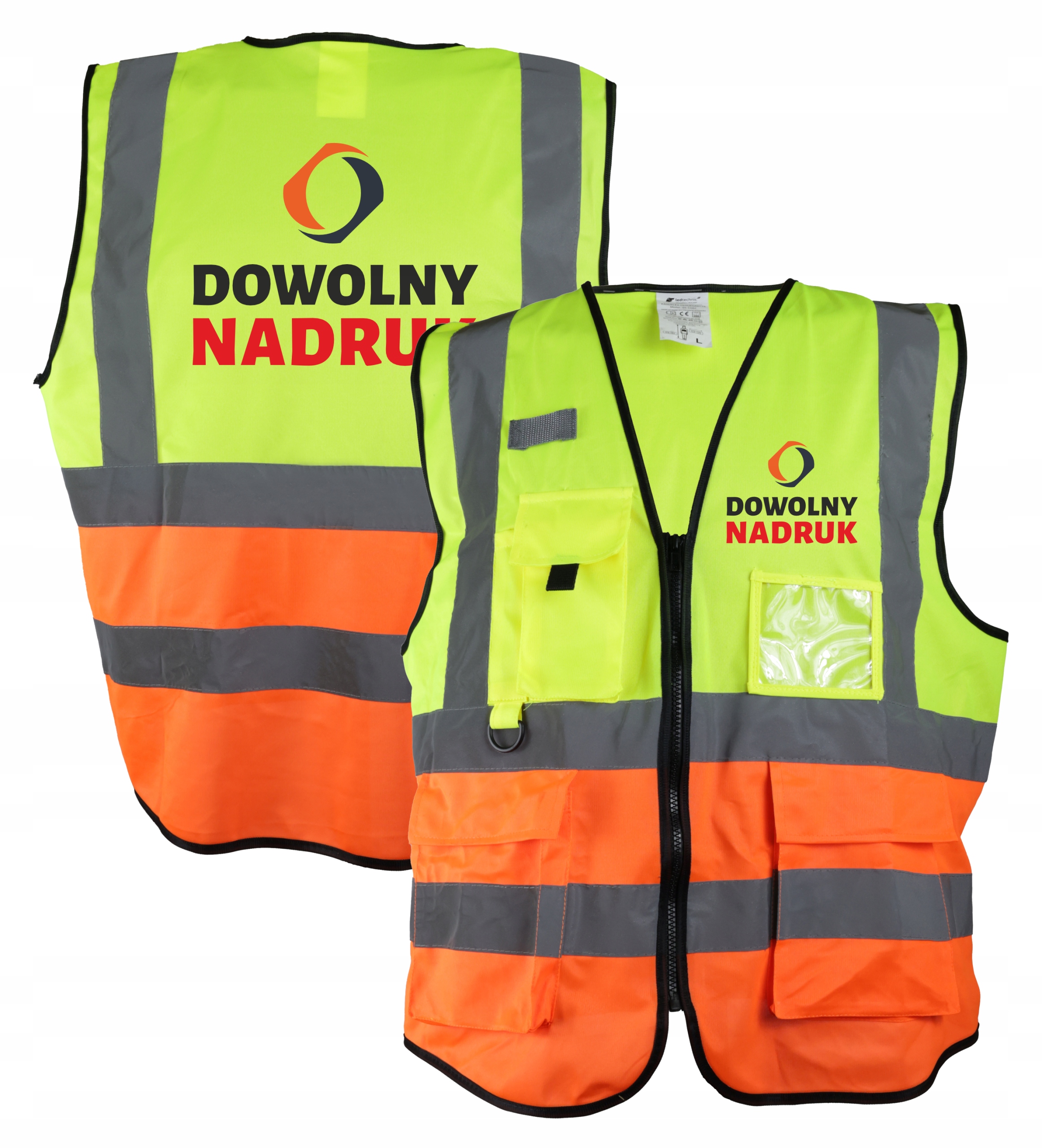 ЖИЛЕТ С ПРИНТОМ СПЕРЕДИ И СЗАДИ