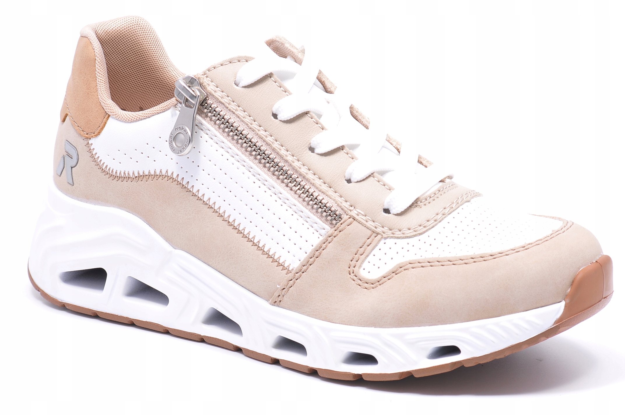 Tenisky Rieker N5204-80 Bílé Velikost 38