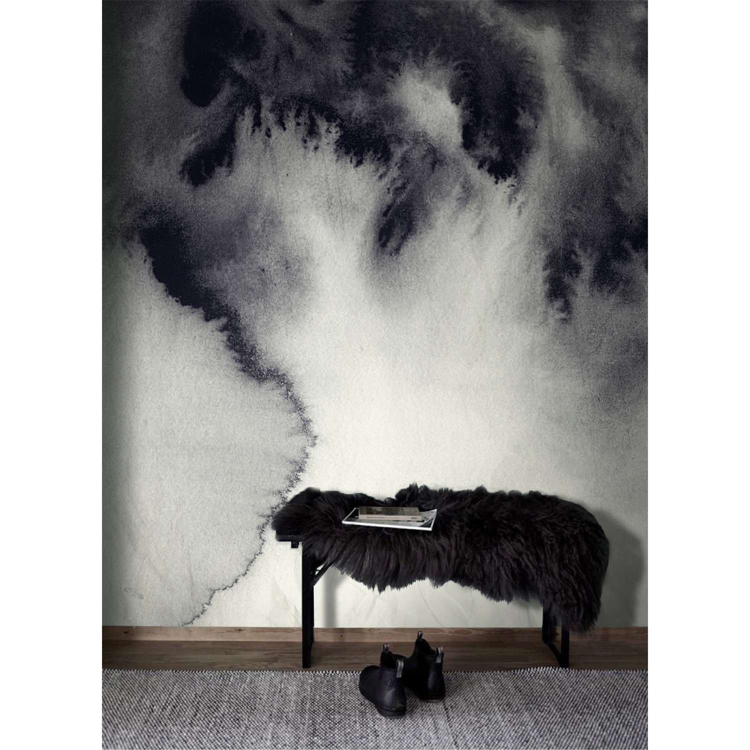 

Fototapeta ścienna Ciemna czerń vintage 250x250 cm