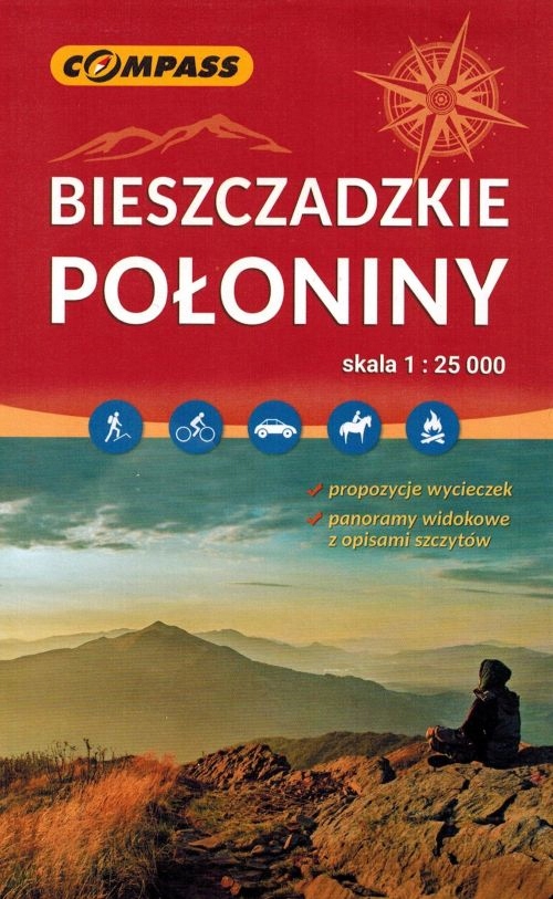 

Bieszczady Połoniny 1:25 000 Mapa Compass