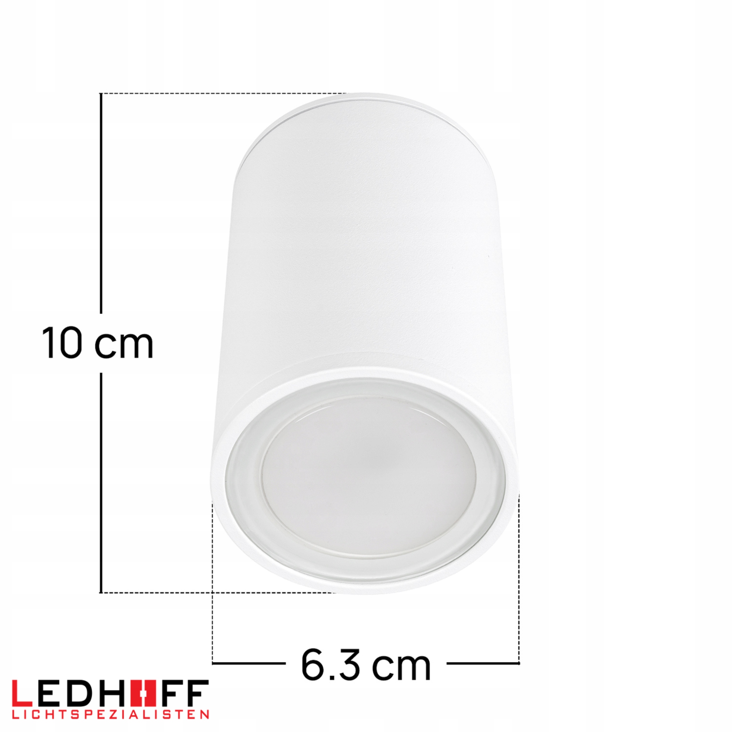 Oprawa natynkowa LED halogenowa IP44 SPOT WODOSZCZELNY GU10 tuba biała x4 Rodzaj spot