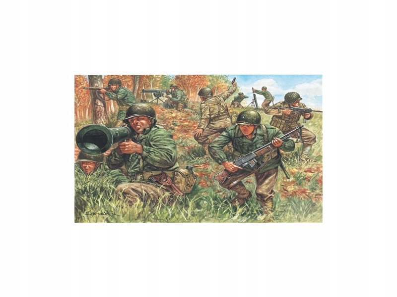 Italeri figurky Wwii American Infantry (1:72)