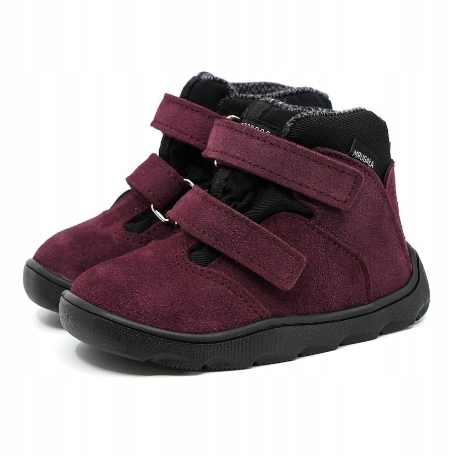 Mrugała Madi 6323/6-55 Barefoot plum Te-por na rzepy roz.35