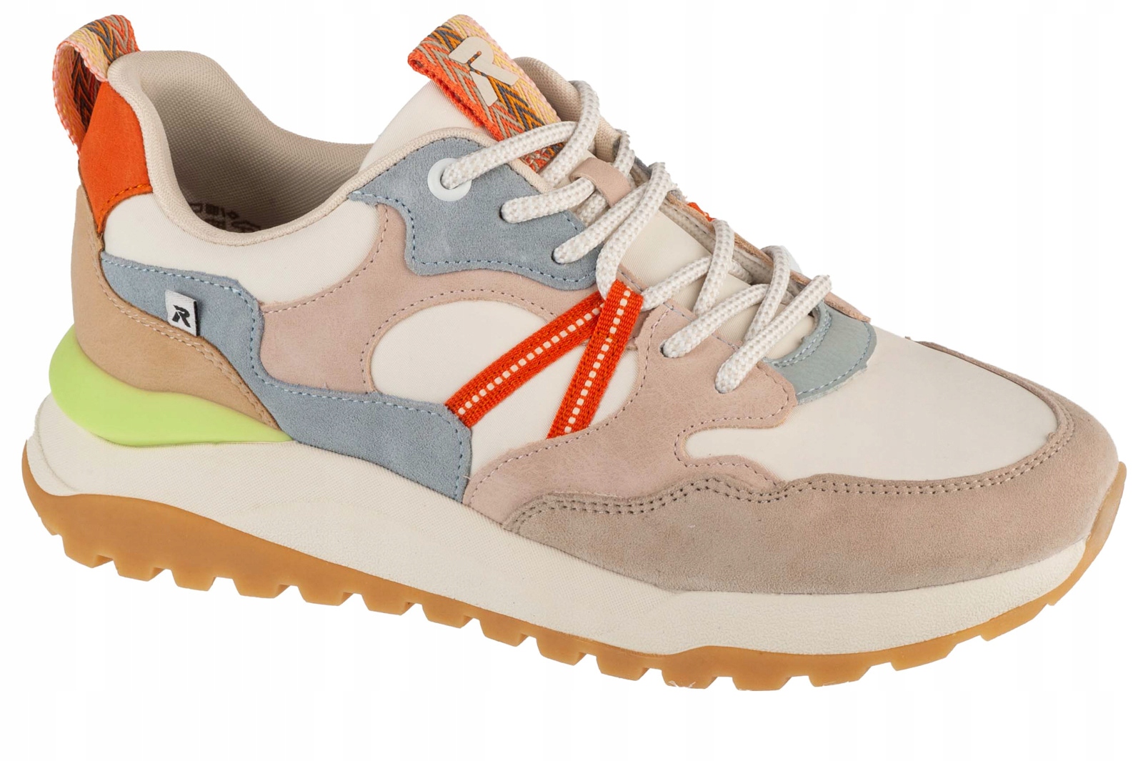 Rieker Sneakers [37] Dámské kožené tenisky, bílé