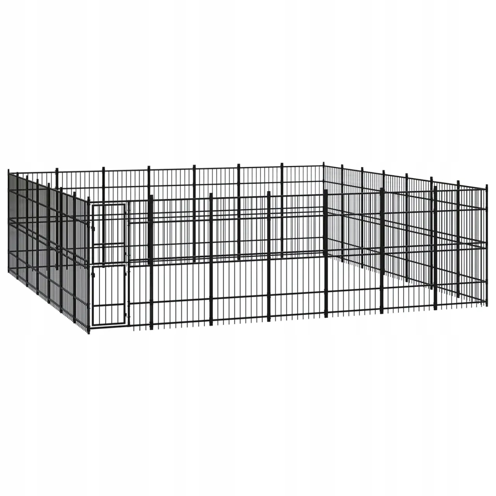Levně Venkovní psí kotec ocel 45,16 m²