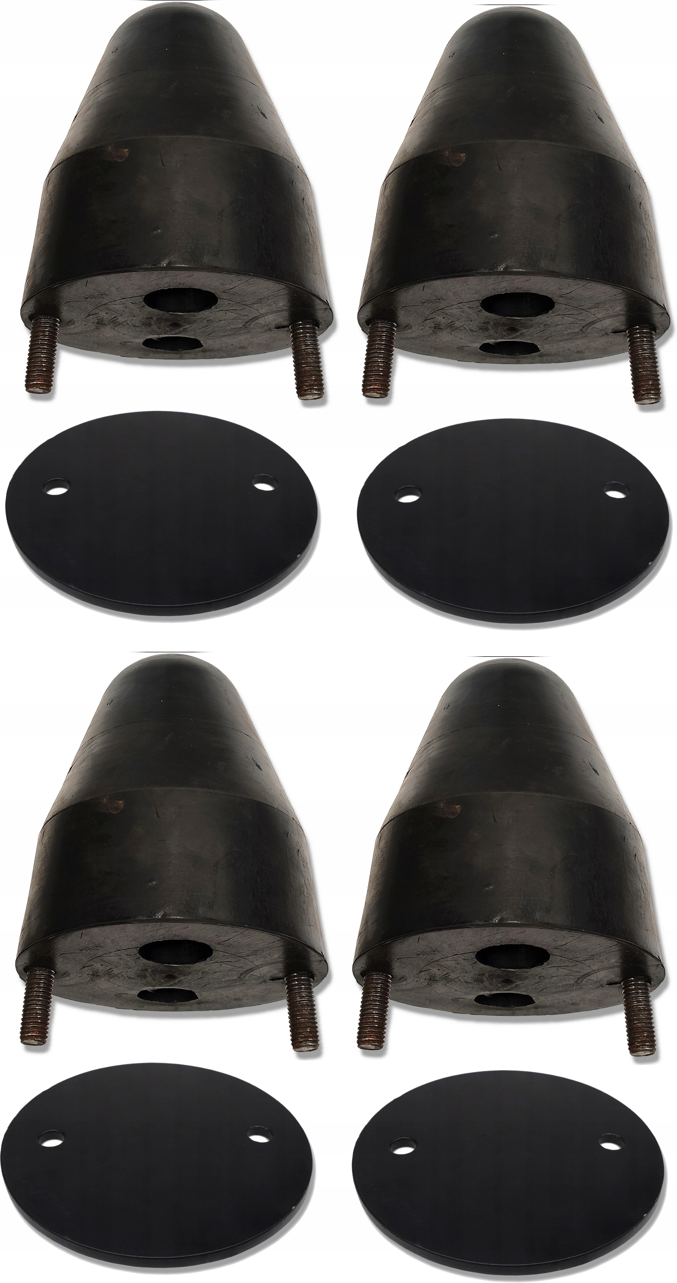 4x Odraz Pružiny 130x160 Přívěsy Ifa Hl/hw 8011 6011 4x Pružná Deska