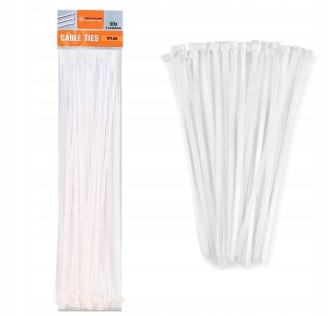 

Opaski Zaciskowe Kablowe Trytytki 4.5 x 350 Długie