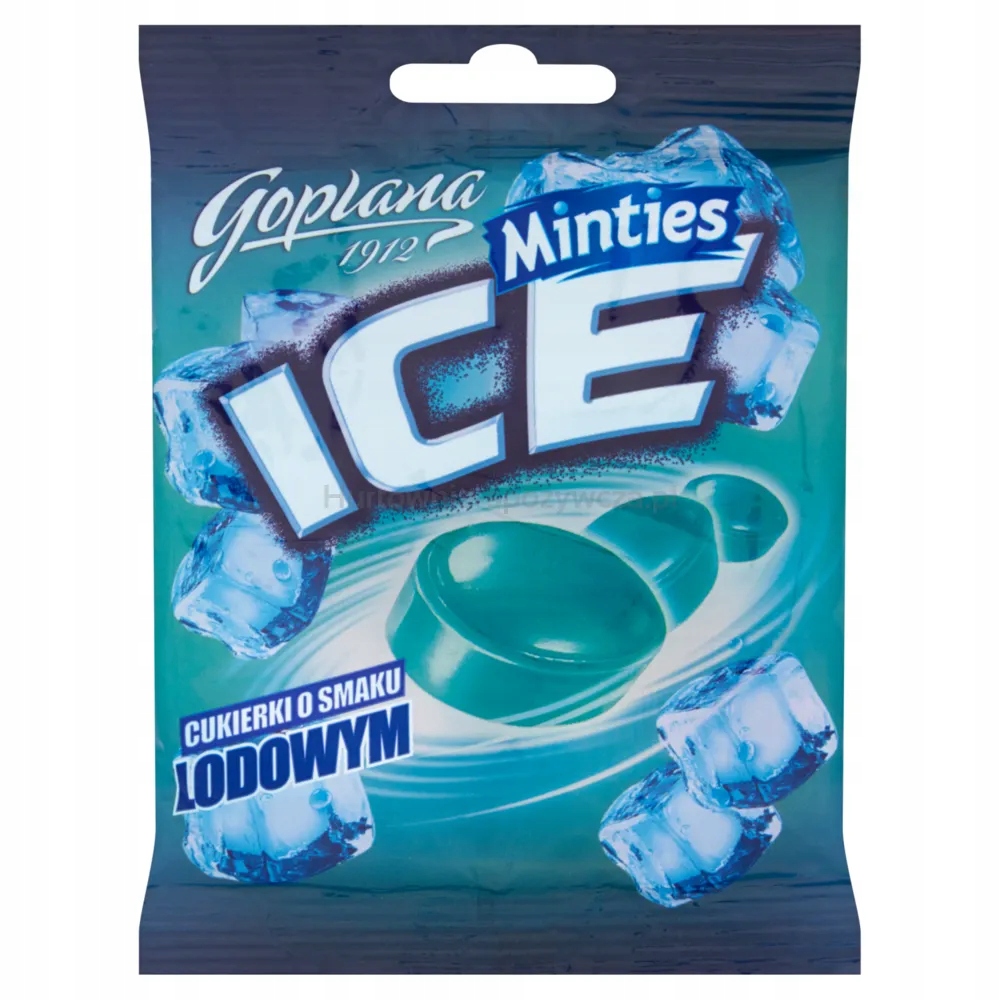 Levně Goplana Minties Ice Bonbóny s příchutí ledu 90 g