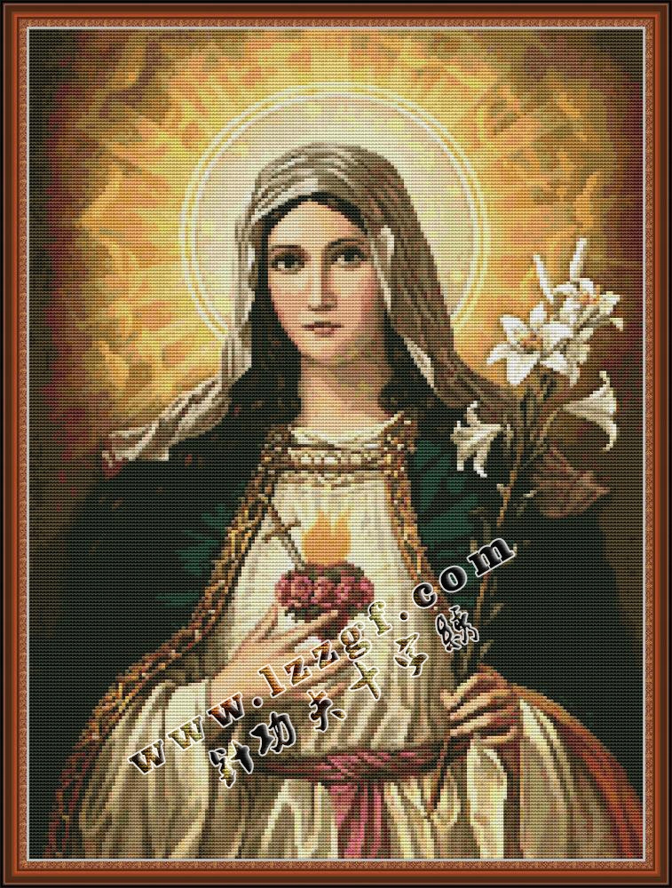 Křížková výšivka počítaná sada (kanva, mulina)