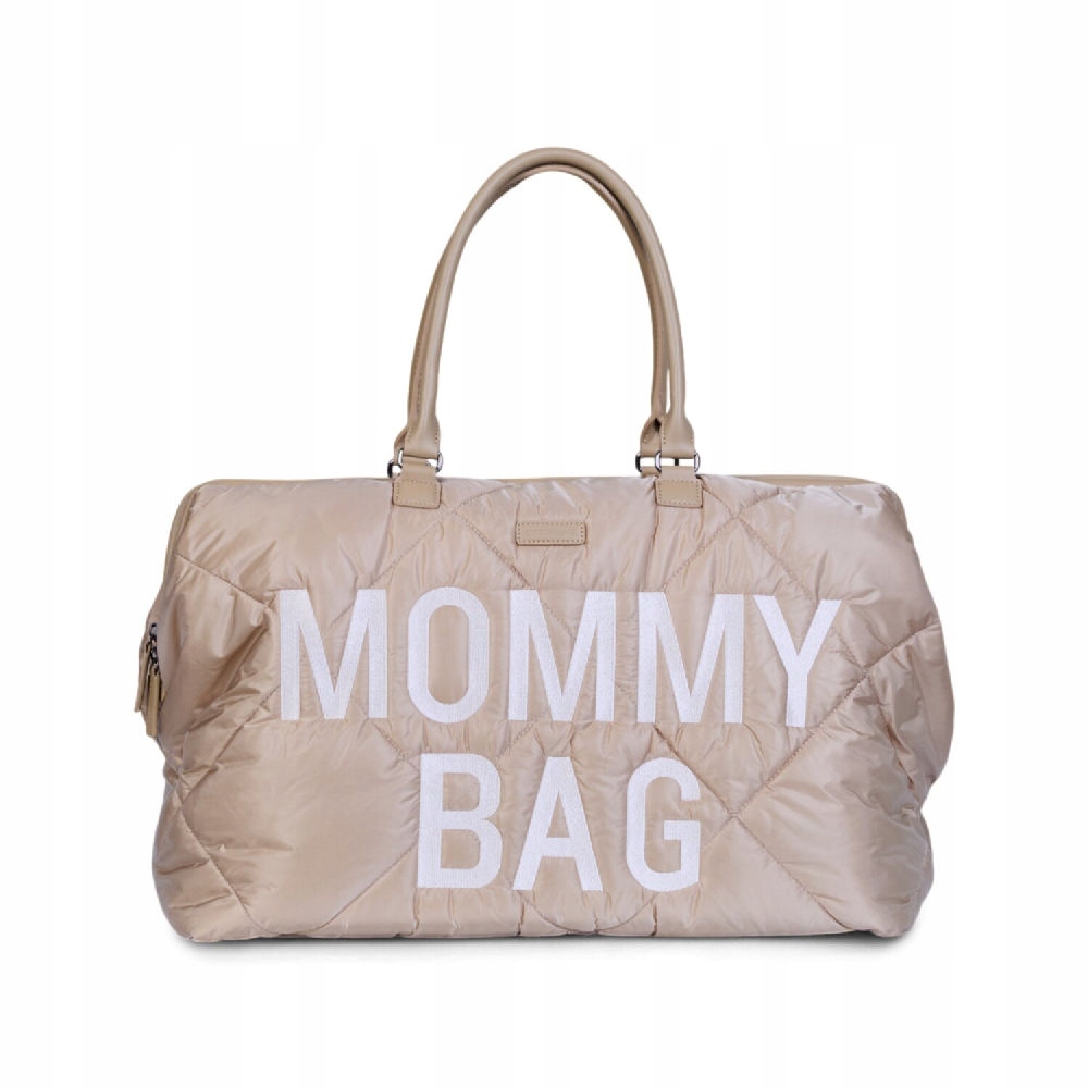 Childhome Taška Mommy Bag prošívaná, béžová
