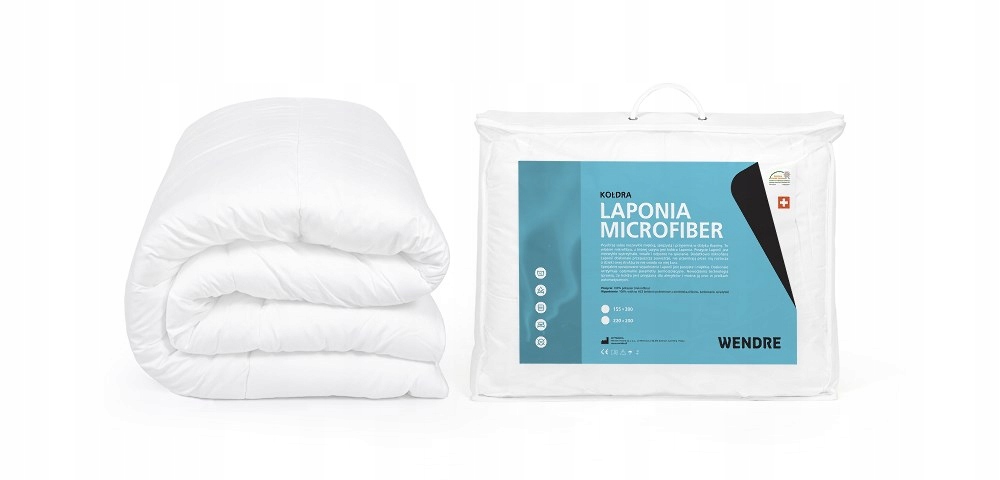 Kołdra 135x200 zimowa biała Stan opakowania oryginalne