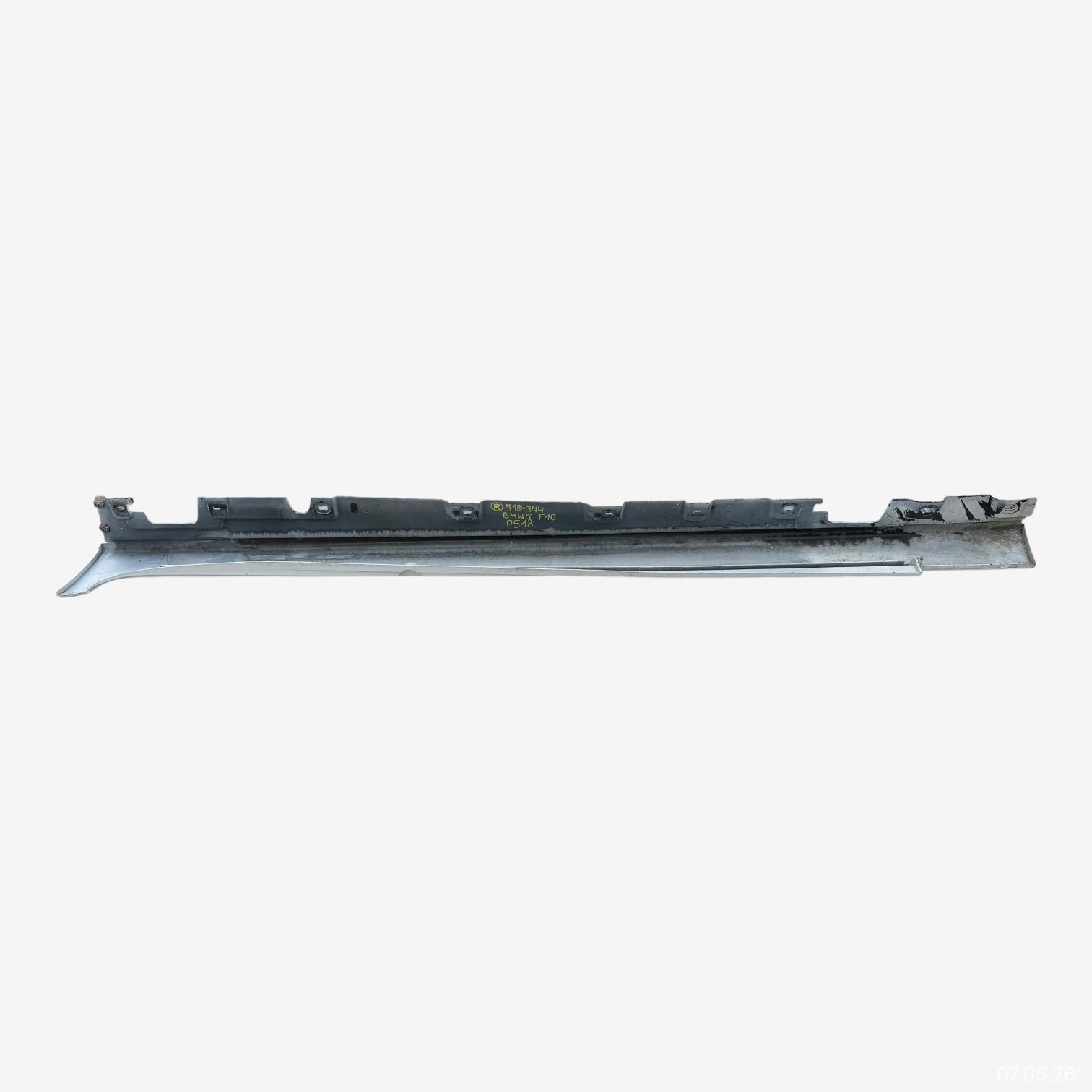moulding threshold right BMW 5 F10 sedan 7184774