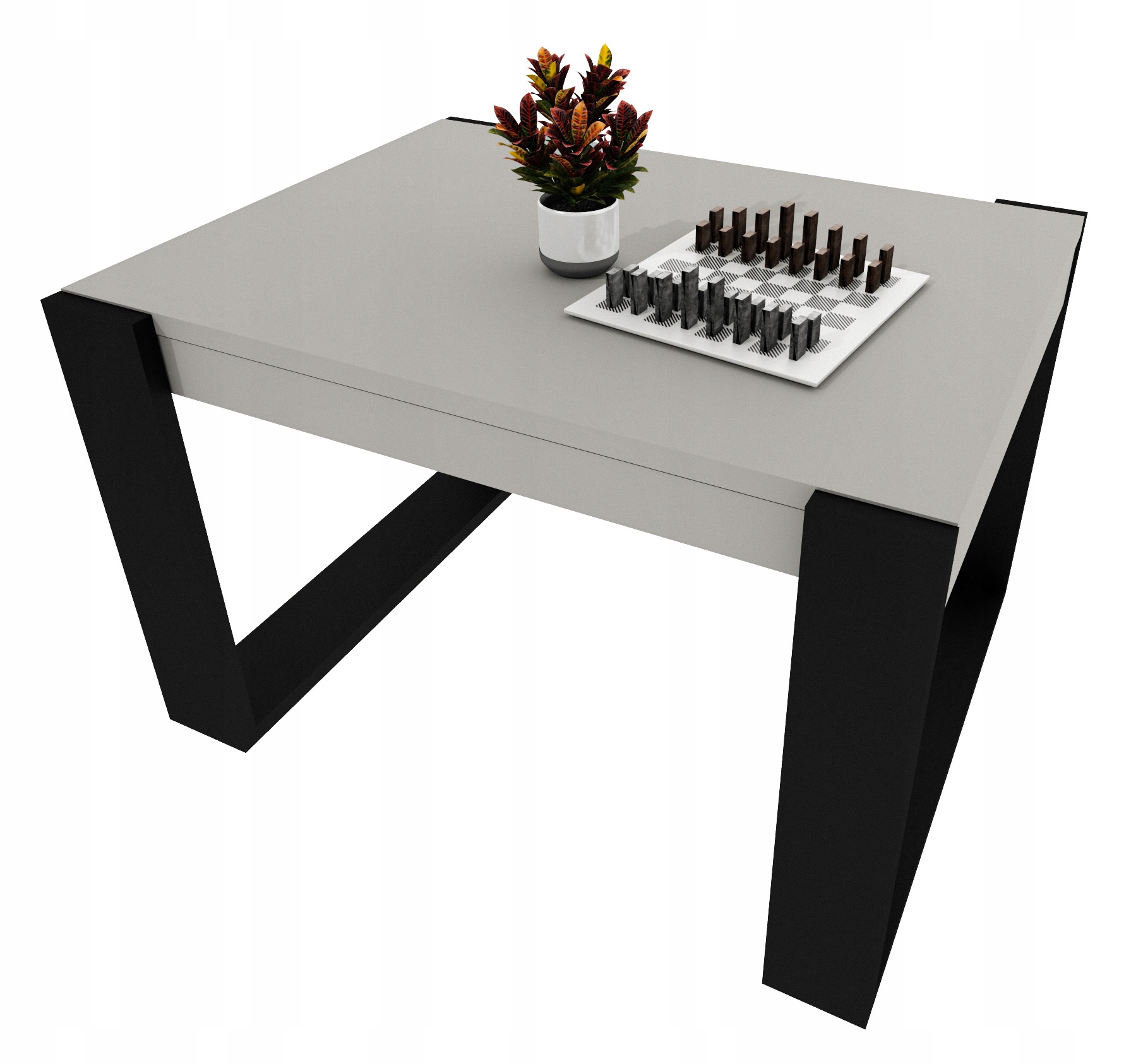 Konferenční stolek lavice stůl retro loft obývací pokoj pracovna šedá Karo II