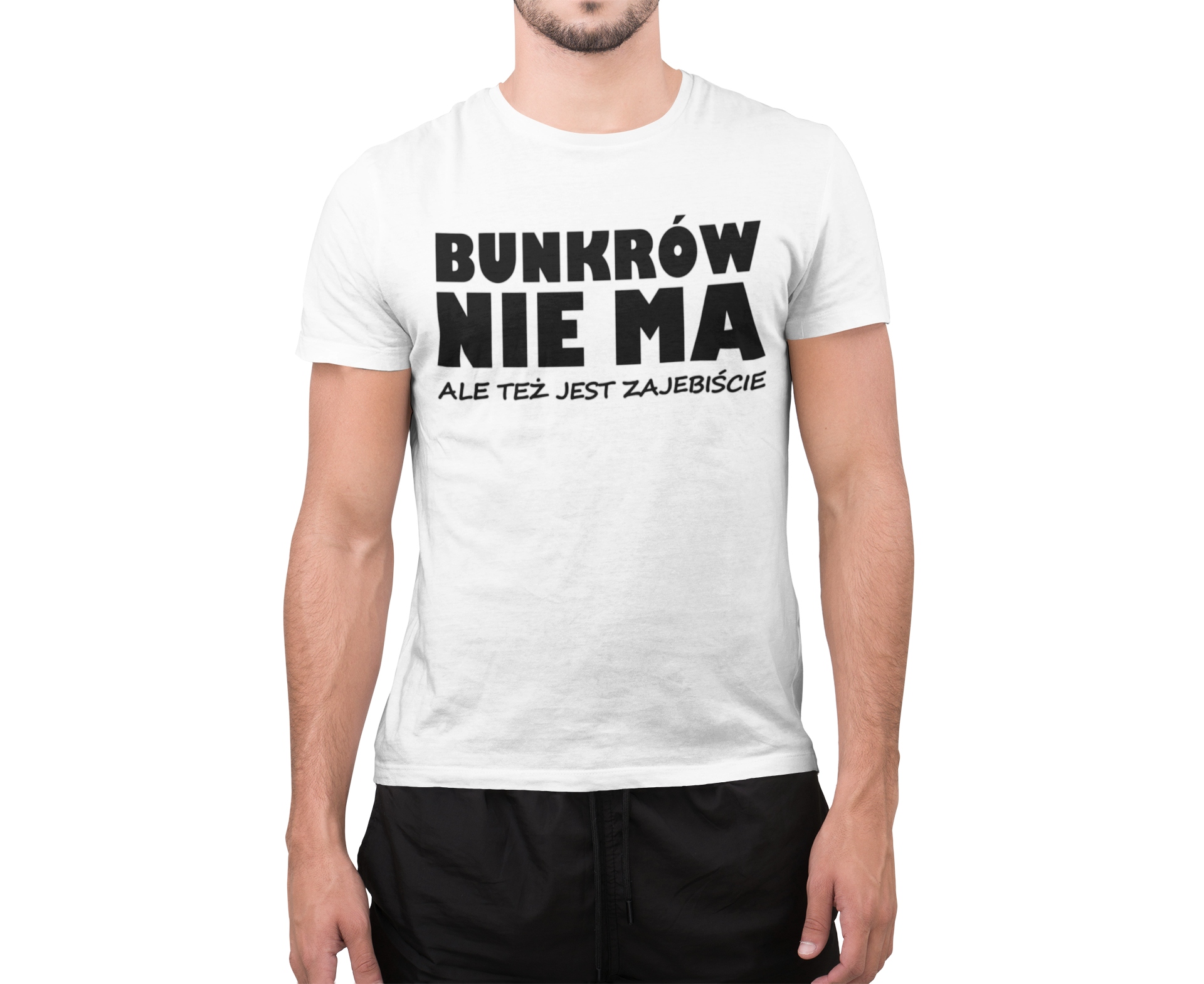 

Śmieszna Bluzka Tshirt Bunkrów Nie Ma Parodia Hit