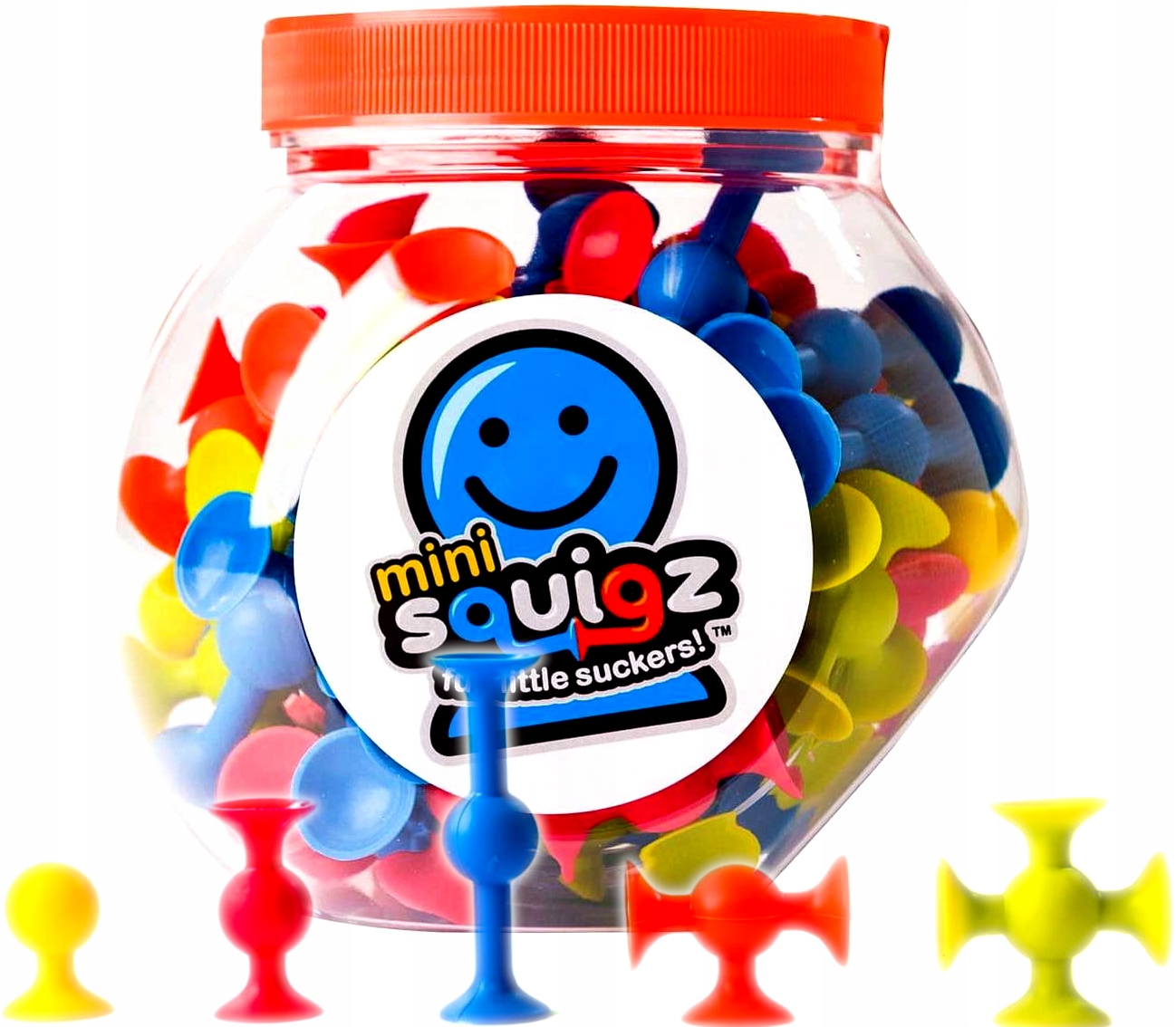 

Fat Brain Przyssawki Squigz Mini Klocki 75 el