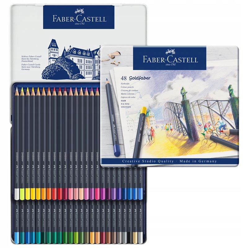 Sada pastelek Goldfaber Faber-Castell 48 barev