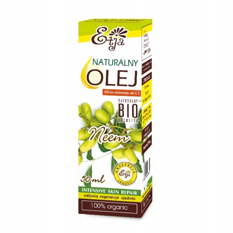 

Etja Naturalny Olej Neem Miodla Indyjska 50ml